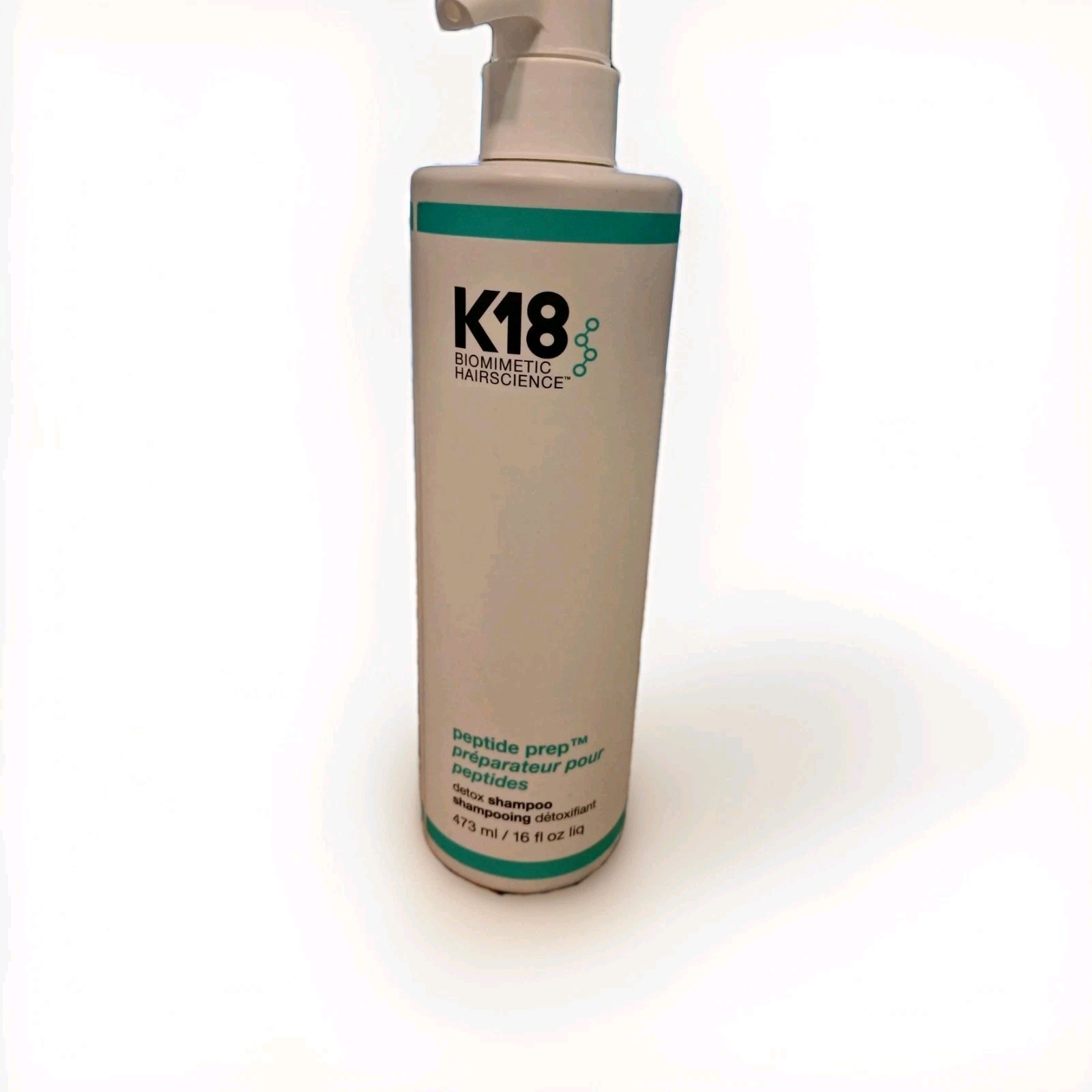K18 Biomimetic Hairscience Peptide Prep Detox Shampoo 16 oz
