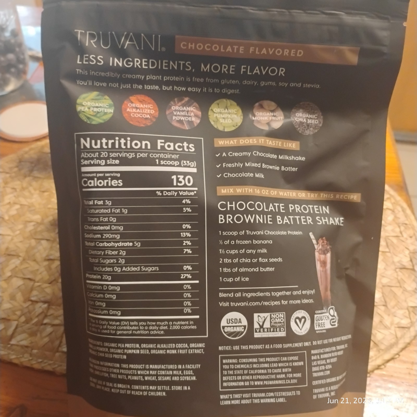 Chocolate Protein Powder