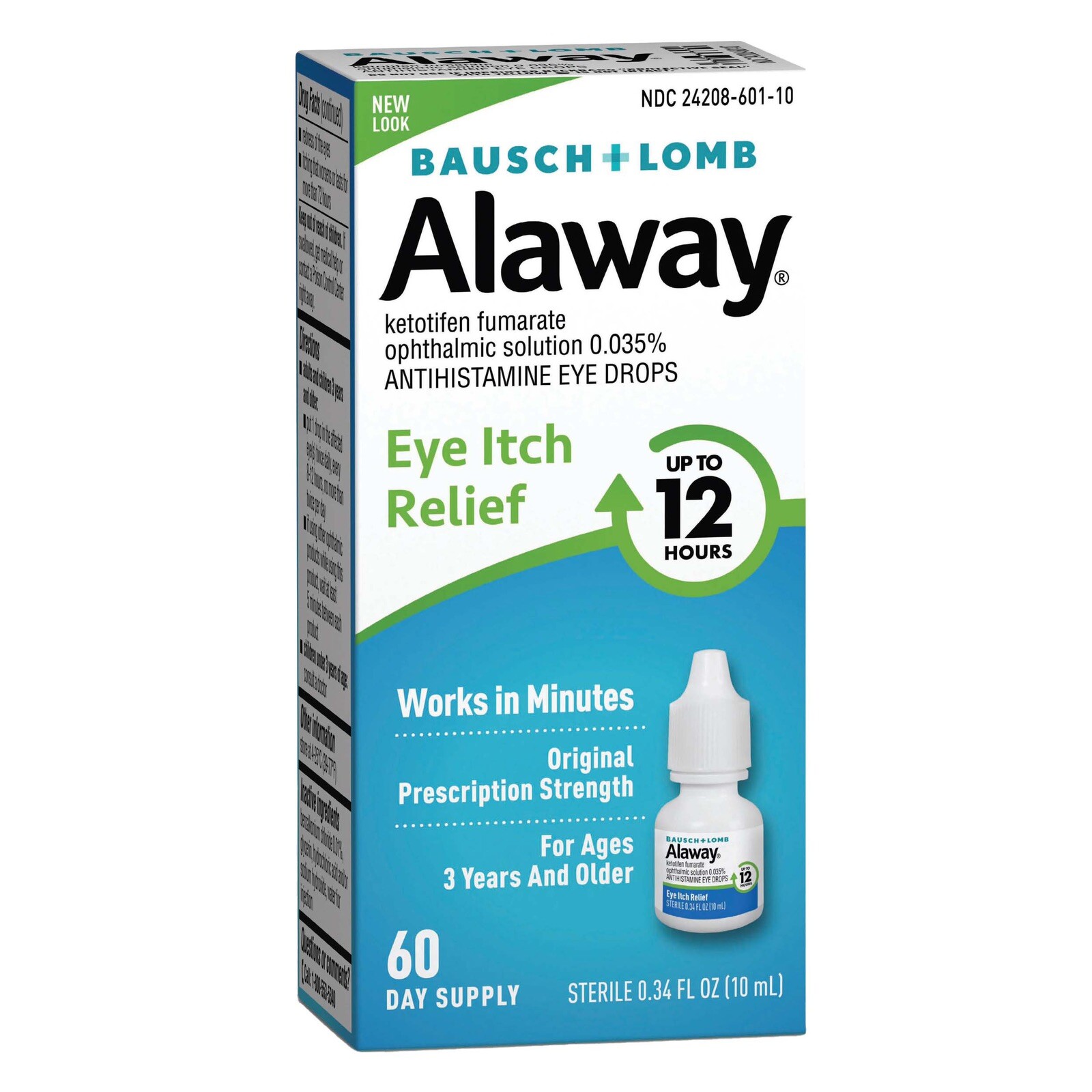 Bausch+Lomb Alaway Antihistamine Eye Drops Itch Relief 0.34 fl oz {Exp:02/2027+}