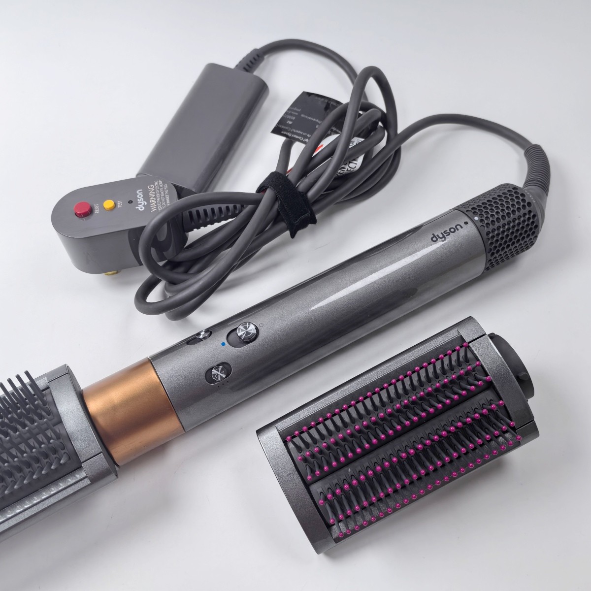 Dyson Airwrap HS05 Complete Multi Styler with 6 Attachments – Nickel/Copper
