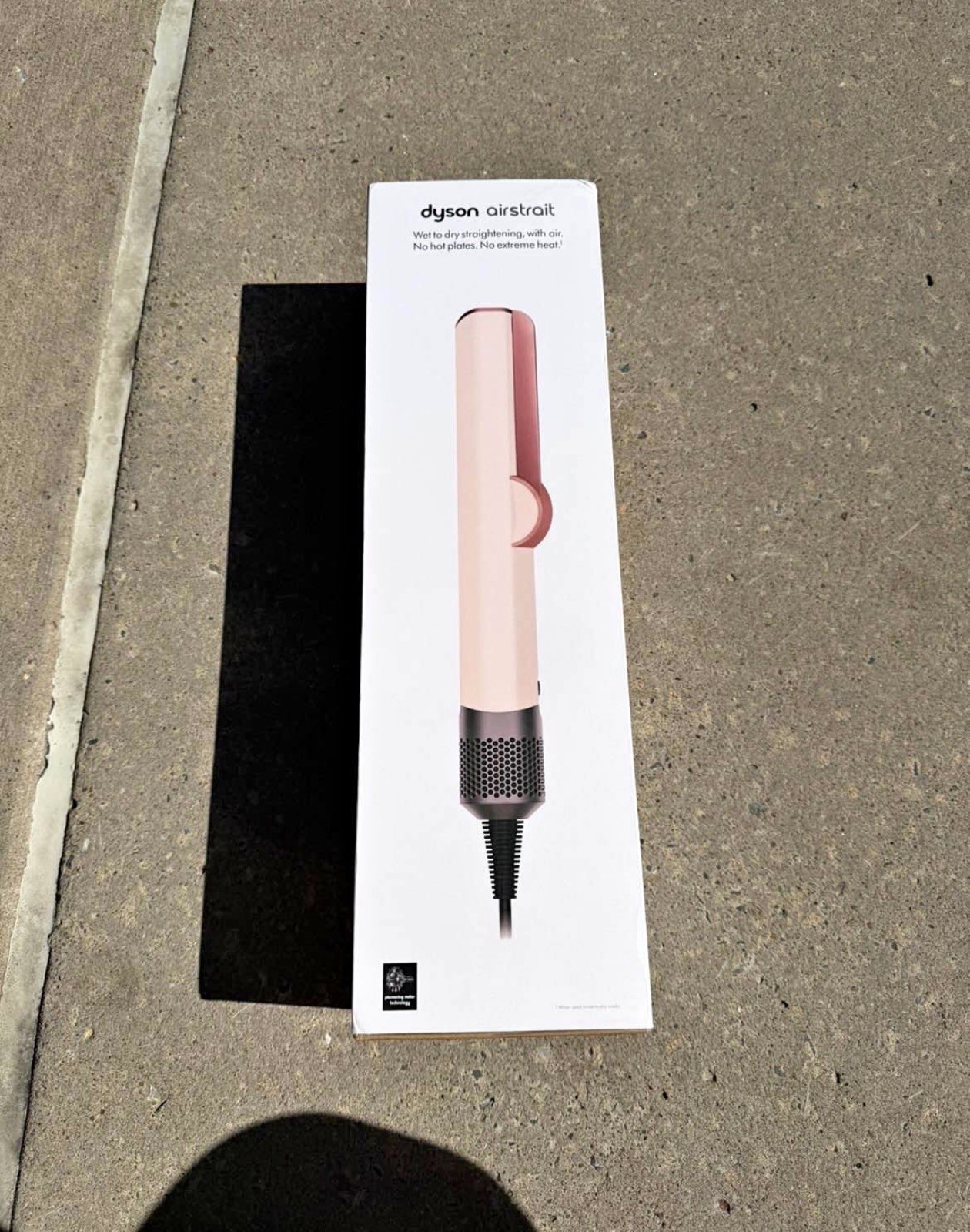 Dyson Airstrait Dryer & Straightener Pink NEW Unused