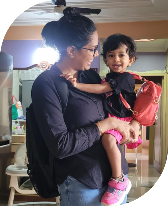 Janaki With Baby Aishwarya