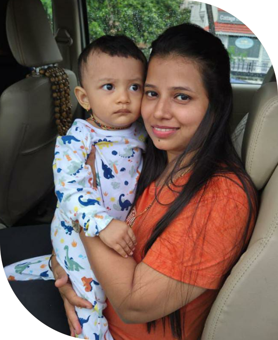 Priyanka With Baby Vihaan