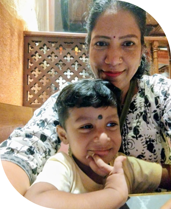 Geeta With Baby Adiraj